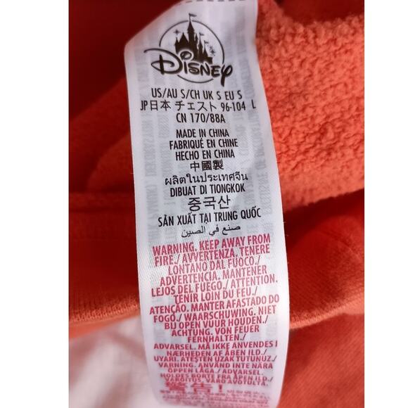 Walt Disney World Orange Tie Dye Sweatshirt/ Hoodie Size Small Genuine Mouseware - Picture 11 of 11